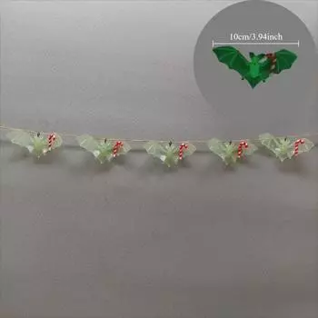 Настенный баннер на Хэллоуин, призрачная летучая мышь, подвесное украшение на окно, потолок, качающаяся подвеска для домашнего декора на Хэллоуин 5pcs чёрный