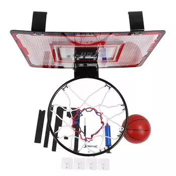 Настенный баскетбольный мяч с электронным табло, устойчивый к ударам, легко устанавливается на стену в помещении