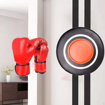 Настенный боксерский коврик для бокса с регулируемой высотой фитнес-оборудование Focus Target Red Adult Gloves