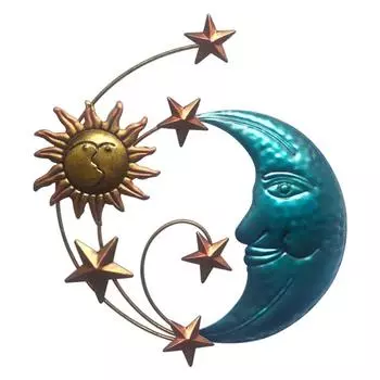 Настенный декор в скандинавском стиле Солнце Луна Звезды Декор Искусство для дома