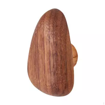 Настенный деревянный крючок для ящика комода с ручкой для вешалки для шляп в деревенском стиле Triangle