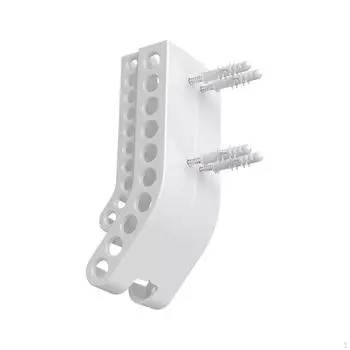 Настенный держатель для 10 батареек типа AA и AAA, удобный кронштейн для хранения чёрный