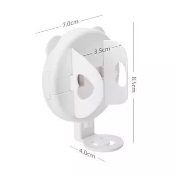 Настенный держатель для электрических зубных щеток с автоматической регулировкой.