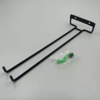 Настенный держатель для бокалов, высококачественная черная железная подставка для бокалов, бар для винных бокалов