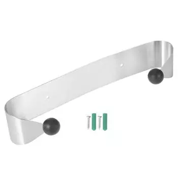 Настенный держатель для бумажных полотенец из нержавеющей стали, стойка для рулонов бумаги для кухни под шкафом