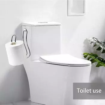 Настенный держатель для бумажных полотенец, прочный, устойчивый к ржавчине, простой в установке, декоративный, функциональный, рулонная бумага серебряный