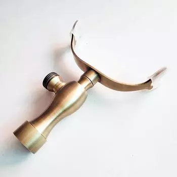 Настенный держатель для душа из цельной латуни, изготовленный из античной латуни, крючок для пьедестала, настенный держатель для душа, аксессуары для ванной комнаты