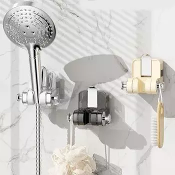 Настенный держатель для душевой лейки, регулируемый держатель для душа, фиксированное основание, присоска, кронштейн для душа, кухня