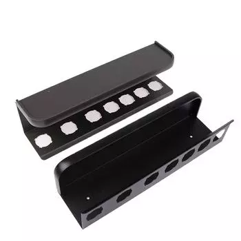 Настенный держатель для фена для волос, полка для сушки, держатель для бигуди, органайзер для хранения в ванной комнате белый