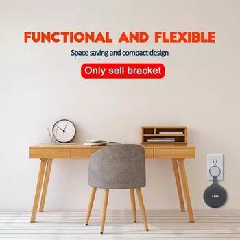Настенный держатель для Google Home Mini Nest Mini Holder Bracket Assistant Home Stand Bedroom Sp G0K9 white-For Google home mini