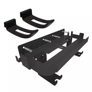 Настенный держатель для игровой консоли серии PS5+VR, подставка для игрового приставки, накопитель с держателем для наушников, настенная док-станция с зарядным кабелем 59*33*29cm чёрный