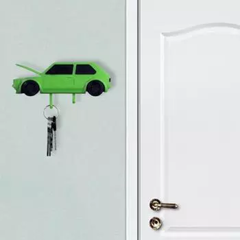 Настенный держатель для ключей от машины, домашний офис, прихожая, настенный держатель для ключей от входной двери, органайзер, вешалка, крючок, украшение, подарок для автолюбителей синий