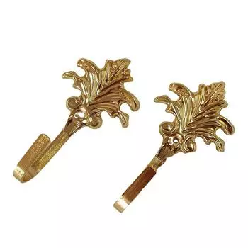 Настенный держатель для ключей, вешалка для одежды, украшение для занавесок, крючок для душевой занавески, крючок для ключей в виде листа, товары для дома, крючок для занавесок, крючок с пятью листами