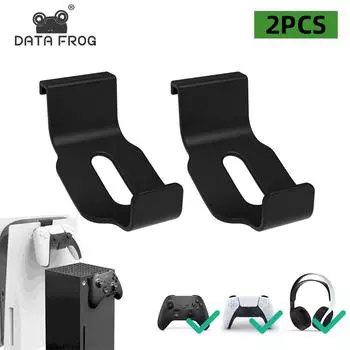 Настенный держатель для наушников DATA FROG, кронштейн для хранения PS5, подставка для гарнитуры, игровой контроллер, кронштейн для серии Xbox светло-синий
