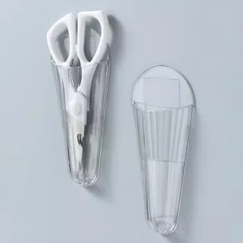 Настенный держатель для ножниц, ящик для хранения ножниц, полки для хранения, вилка для ножниц, многофункциональный кухонный органайзер, стойка для хранения в помещении 2