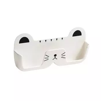 Настенный держатель для очков, солнцезащитные очки, стеллаж для демонстрации, клейкие плавающие аксессуары для телефонов, очков A2Q0 белый