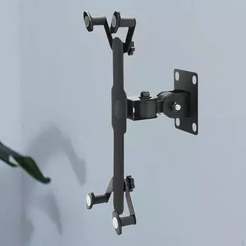 Настенный держатель для планшета, вращающийся на 360°, простой в установке, для гостиной, офиса, дома, практичный Common Clamp