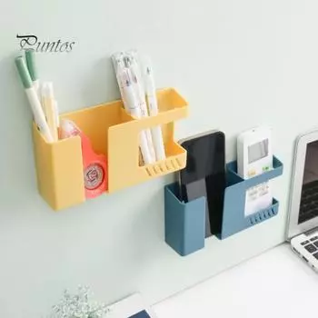 Настенный держатель для пульта дистанционного управления, противопыльный АБС-пластик, компактный чехол для пульта дистанционного управления для дома красный