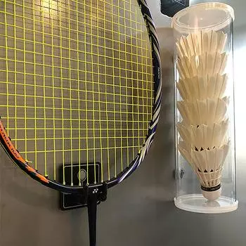Настенный держатель для ракетки, держатель для теннисной ракетки, держатель для бадминтонной ракетки, настенный крючок из нержавеющей стали для хранения 1PC