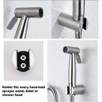 Настенный держатель для распылителя, сменный унитаз из нержавеющей стали