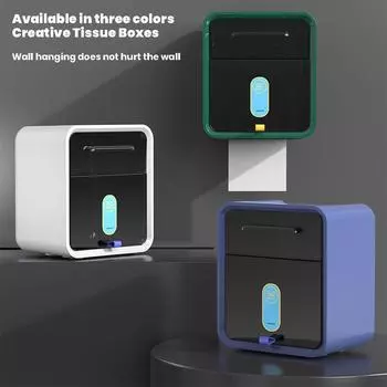 Настенный держатель для салфеток, не требующий сверления, диспенсер для бумажных полотенец для ванной комнаты дома