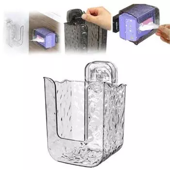 Настенный держатель для салфеток, ящик для хранения кухонных салфеток, простой в установке многоразовый контейнер для салфеток, держатель для салфеток чистый