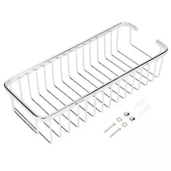 Настенный держатель для шампуня и кондиционера из нержавеющей стали, корзина для хранения, полка-органайзер для ванной комнаты