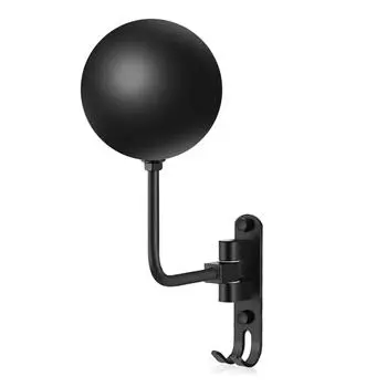 Настенный держатель для шлема, вращающийся на 180 градусов, универсальная металлическая настенная стойка для шлема мотоцикла с крючком