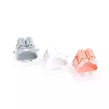 Настенный держатель для швабры, щетка, вешалка для метлы, зажим для зонта, стеллаж для хранения ванной комнаты