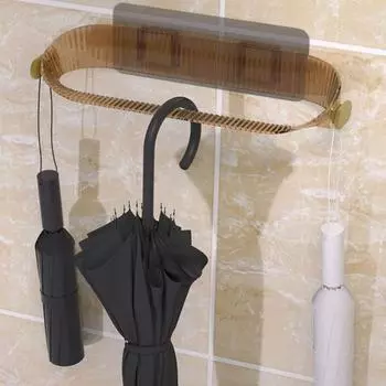 Настенный держатель для тапочек с крючком для шнурков, без перфорации, настенный, противоскользящий, водонепроницаемый, выдерживает большую нагрузку, быстрый дренаж серый