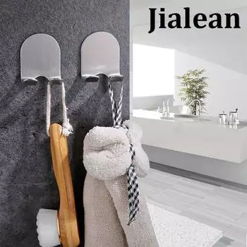 Настенный держатель для ткани, вешалка для шляп из нержавеющей стали, вешалка для одежды для спальни, подвесной органайзер