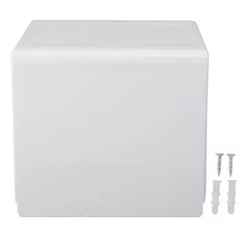 Настенный держатель для туалетной бумаги, коробка, водонепроницаемый, из космического алюминия, диспенсер для туалетной бумаги для ванной комнаты белый