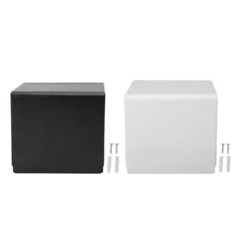 Настенный держатель для туалетной бумаги, водонепроницаемый космический алюминиевый диспенсер для туалетной бумаги, диспенсер для ванной комнаты Black