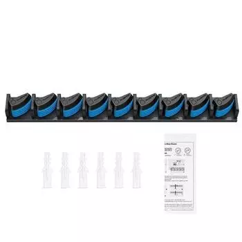 Настенный держатель для удочек, стойка для дома и гаража, для хранения 9 удочек