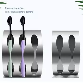 Настенный держатель для зубных щеток, полированная поверхность, простая установка, самоклеящаяся полка для хранения, аксессуары для ванной комнаты L