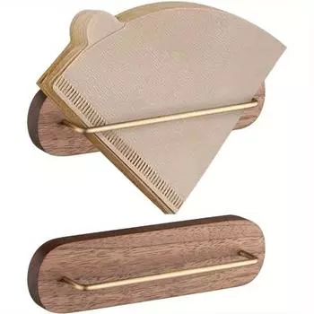 Настенный держатель кофейного фильтра с наклейкой-липучкой Конический диспенсер кофейного фильтра V60 Держатель кофейного фильтра