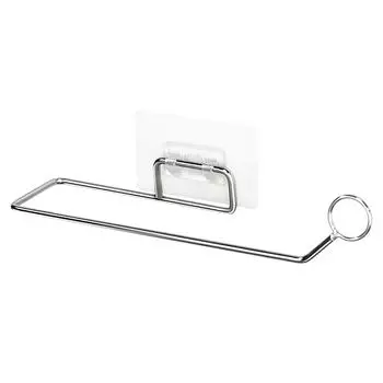 Настенный диспенсер для бумажных полотенец для ванной комнаты, держатель без сверления, нержавеющая сталь для кухни