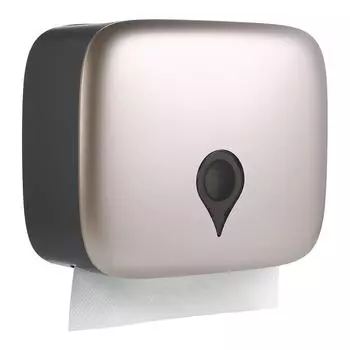 Настенный диспенсер для полотенец для рук C-fold, водонепроницаемый держатель для диспенсера туалетной бумаги для гостиничных предприятий общественного питания - Cham серый