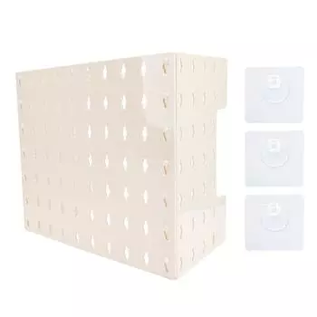 Настенный дисплей Pegboard, многофункциональный стеллаж для хранения, крышка трубы газового водонагревателя с клеем S