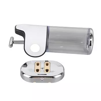 Настенный дозатор мыла ручной с рычагом типа Т, ручной дозатор шампуня, кондиционера для душа 500 мл прозрачный