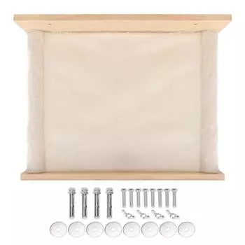 Настенный гамак для кошек, кровать, дышащая, моющаяся, экономящая место, полка для кошачьего окна для помещений