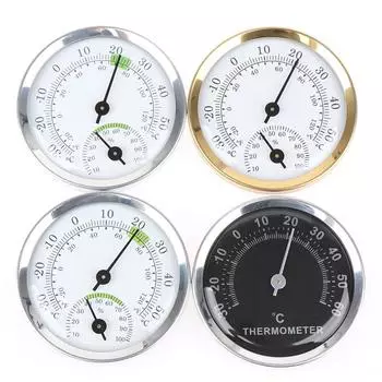 Настенный измеритель температуры и влажности, термометр, гигрометр для сауны mini золотой