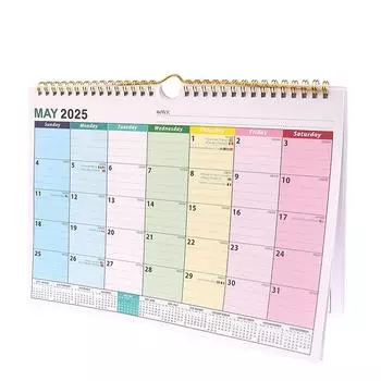 Настенный календарь 2025-2026 Семейный календарь Ежемесячный календарь 18 месяцев 2025 Календарь Ежегодный ежегодный планировщик onesize