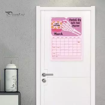 Настенный календарь 2025 года Here We Go Again Забавный подвесной календарь ежемесячный планировщик настенный календарь блокноты для домашнего офиса 1pc
