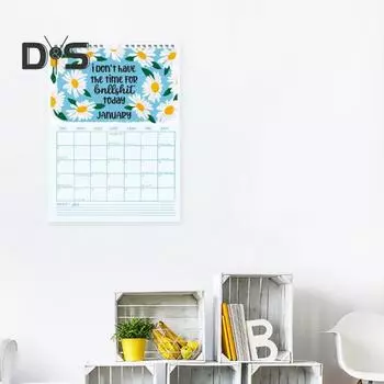 Настенный календарь 2025 года Here We Go Again Забавный подвесной календарь ежемесячный планировщик настенный календарь блокноты для домашнего офиса 1pc