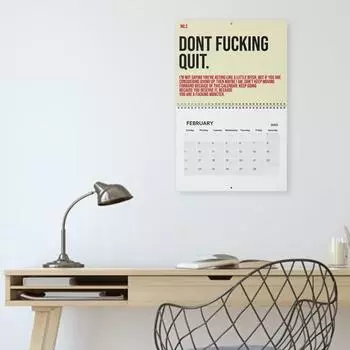 Настенный календарь 2025 года Ваш потрясающий мотивирующий календарь Ежемесячный органайзер Ежедневное вдохновение
