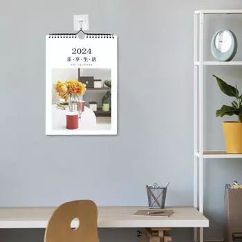 Настенный календарь Ежемесячно с ноября по декабрь Экономия места с помощью катушки с крючком для