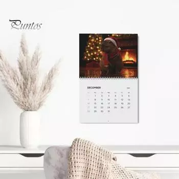 Настенный календарь с изображением капибары на 2025 год, ежемесячный календарь с изображением капибары, подвесной календарь с изображением животных, подарок для любителей капибары A