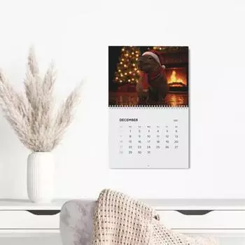 Настенный календарь Yousheng 2025 Capybara на 12 месяцев, календарь Capybara, подвесной календарь с животными, подарок для любителей Capybara A