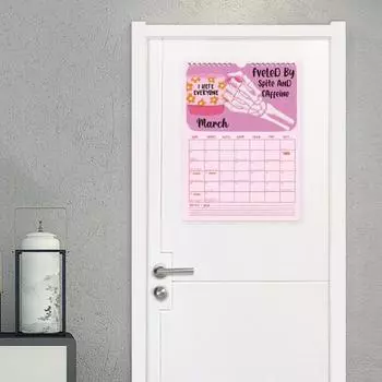 Настенный календарь Yousheng 2025 Here We Go Again, забавный подвесной календарь, ежемесячный планировщик, настенный календарь, блокноты для домашнего офиса 1pc